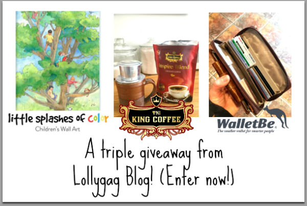 3 giveaways Lollygag Blog